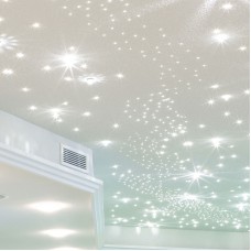 Звездное небо для паровой Cariitti VPL30T Crystal Star золото, 100 + 18 волокон, белое мерцание